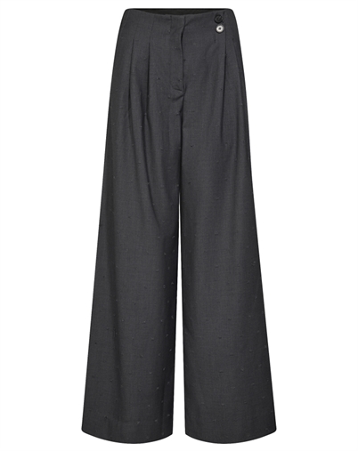 Co'Couture - Saga CC Pleat Bukser - Mid Grey